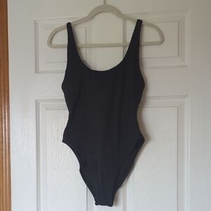 SKIMS Charcoal One-Piece Swimsuit